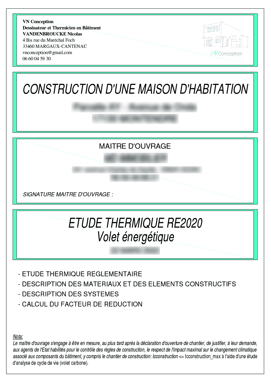 Page de garde